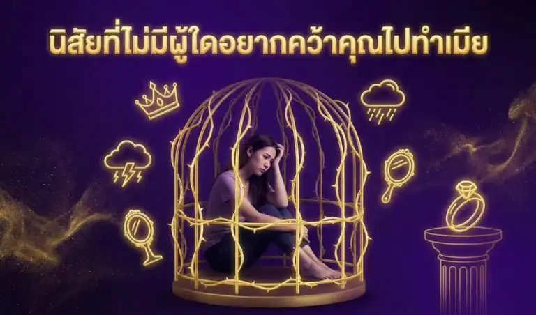 สะบัดทิ้งไปซะส่งต่อนิสัยที่ไม่มีผู้ใดอยากคว้าคุณไปทำเมีย