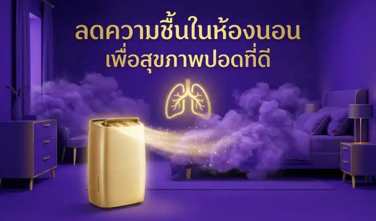 ลดความชื้นในห้องนอน เพื่อสุขภาพปอดที่ดี